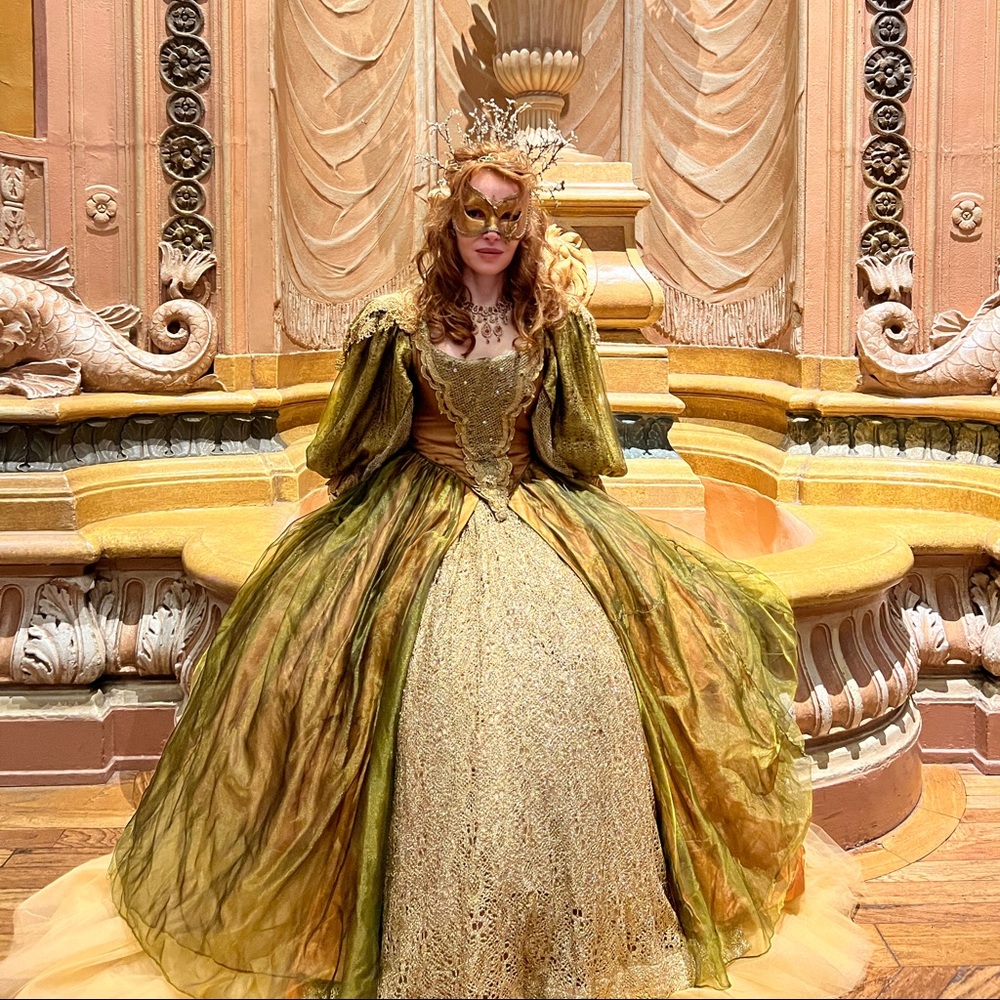 Vintage Elizabethan-style Gown